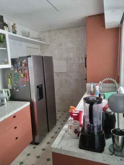 Higienópolis: cozinha colorida
