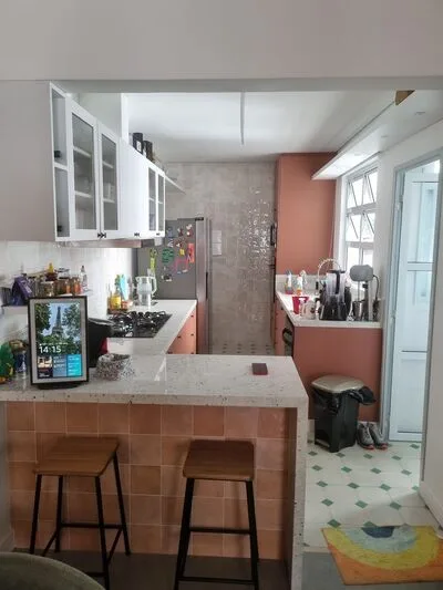 Apartamento Higienópolis: cozinha bar