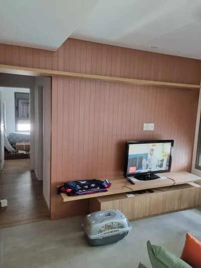 Apartamento Mooca: sala com TV