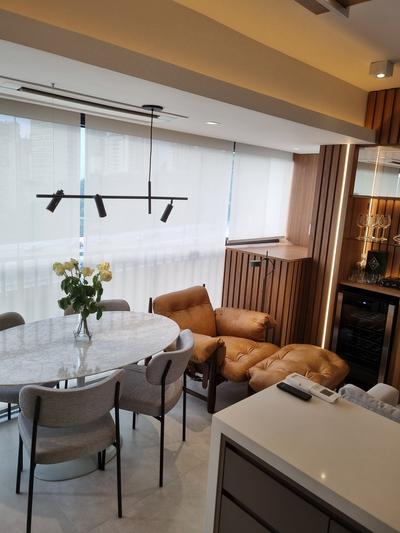 Studio Pinheiros — sala de jantar integrada